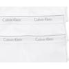 Calvin Klein Logo a Lettera Traspirante Comodo Monocolore Triangolo Biancheria Intima Confezione da 5 Uomo Bianco NB1425-100