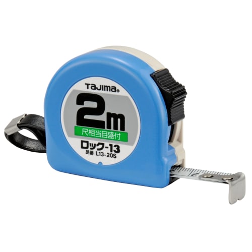 TAJIMA Convex 2m X 13mm Lock with 13 Shaku Equivalent Graduations, L1320SBL