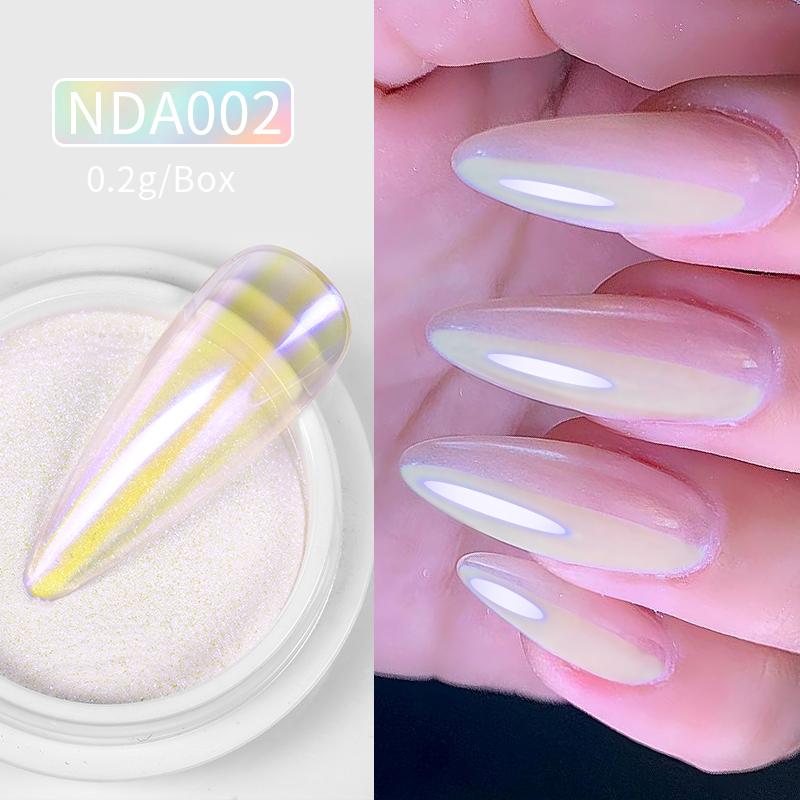 1pc 19Colors Nail Glitter Mirror Powder Chrome Solid Dust Pigment Metallic Effect Nail Art UV Gel Polish Decoration Accessories