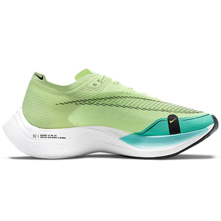 Nike Women's ZoomX Vaporfly Next% 2 Fast Pack Barely Volt Black Dynamic Turquoise Volt CU4123-700
