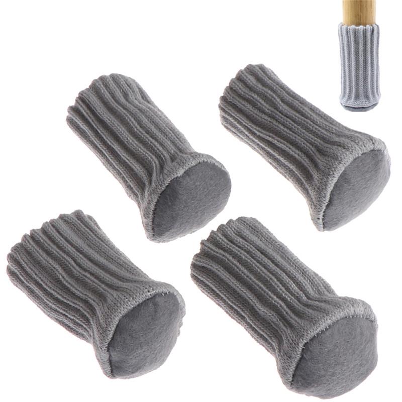 4Pcs Chair Leg Sock Cloth Floor Anti-Slip Table Foot Furniture Feet Sleeve Cover