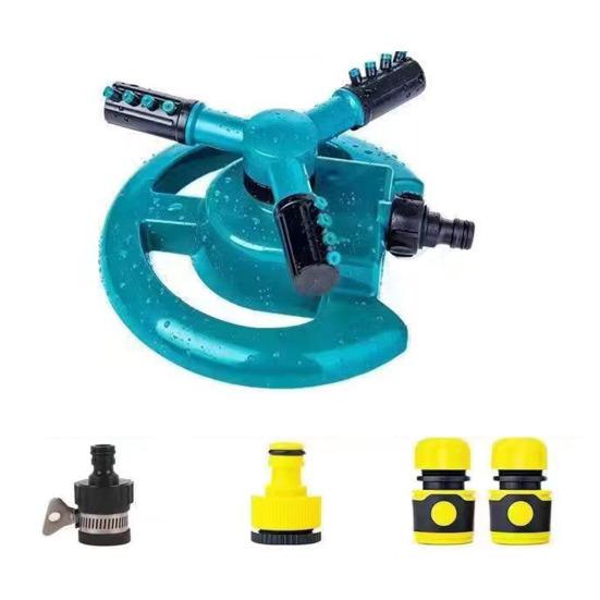 Lawn Sprinkler with 360-Degree Rotation High Pressure Large Coverage Area Automatic Irrigation System Garden Water Sprinkler