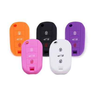 Car Key Cover Case Silicone Shell For Peugeot 3008 4008 307 208 308 508 408 2008 RCZ