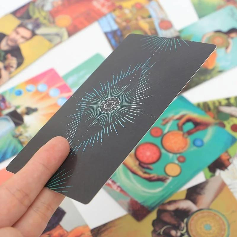 1 Schachtel Tarotkarten „The Light Seer“, 78-Karten-Tarotset in Farbe zum Tarotlesen, Wahrsagen, Wahrsagebrettspielkarten