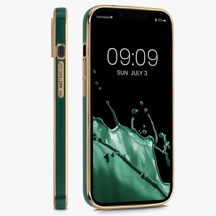 Protective Case - E.F.CONNECTION - for iPhone 13 Pro - Night Green - Flexible - Anti-scratch