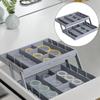 Drawer Organizer Tray 2/3 Tier Storage Expandable Drawer Jewelry Organizer Desktop Organizer Box Compartments for Cosmetics