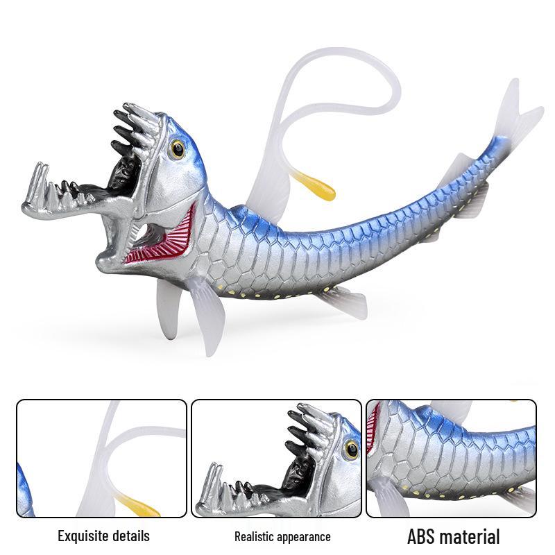 Marine Life Simulation Toy: Poisonous Snake, Fish, Viperfish, Sailfish - Children's Educational Aid & Ornament