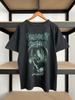 Unisex Cotton Short Sleeve Vintage 2004 Malevolent Creation The Will To Kill Black T-shirt Sz L