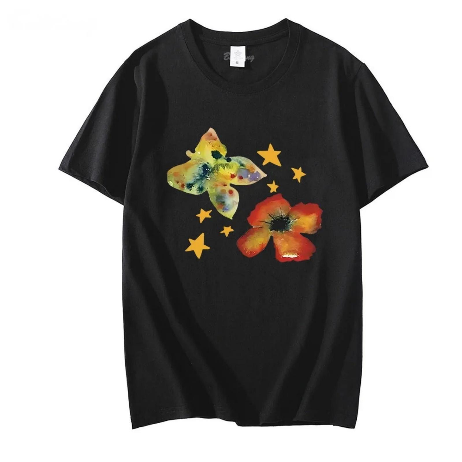 

Adrianne Lenker Songs Starry T-shirt Cotton Summer Short Sleeve T Shirts Streetwear Unisex Hip Hop Men Women Tshirt Graphic Tees1 XXXXXL різнокольоровий