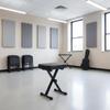Foldable Piano Bench Easy To Store Adjustable Stool Padded Seat