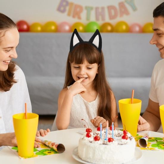 1/2 Pcs/Set Dog Costume Props Animal Ears Decor Hair Hoop Tail Set Birthday Party Cosplay Dress Up Accessories