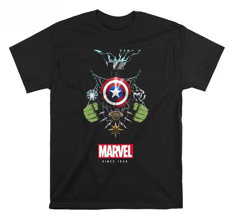 2026 Neues Unglaubliches Fantasy Spider-Man Poster Druck Mode Herren Freizeit Rundhals Locker Kurzarm T-Shirt