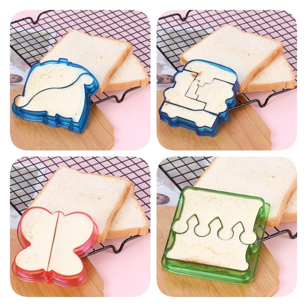 Nowoczesny Prosty Design Zestaw Do Krojenia Chleba DIY z Nieregularnymi Kształtami do Zabawnych Kanapek