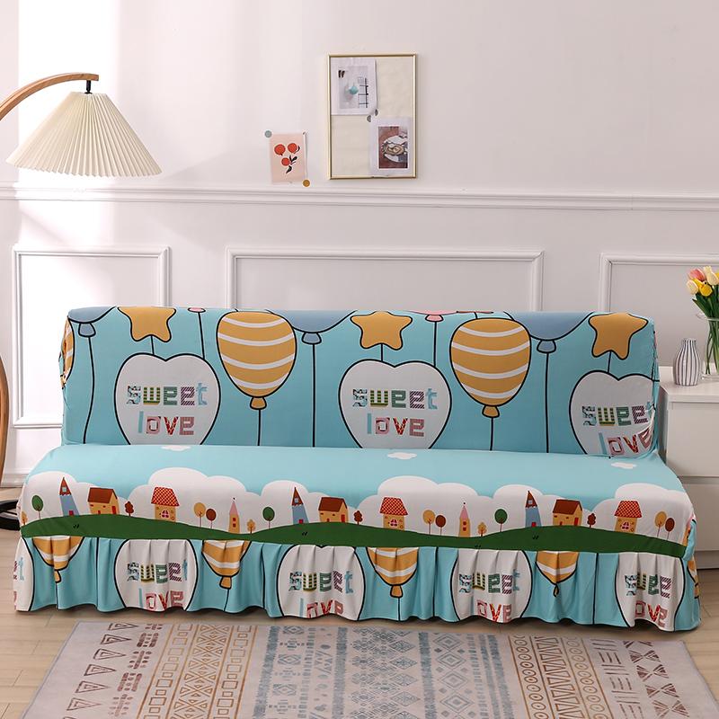 

Регулируемые эластичные чехлы для диванов Nordic для гостиной Чехол для дивана с принтом на 3 места Чехол для дивана без подлокотников Защитный чехол для дивана 120x100cm 1pcs