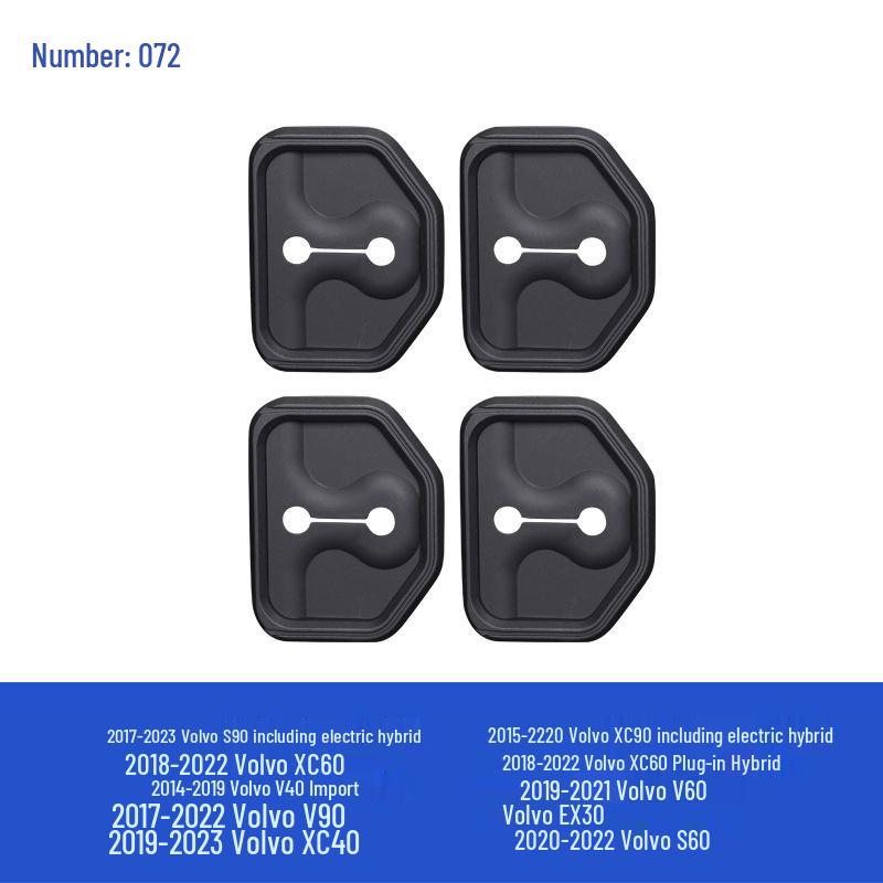 

Силиконовая защита замка двери от ржавчины для Volvo S60/S90, XC40/60/90, V40/60/90, EX30