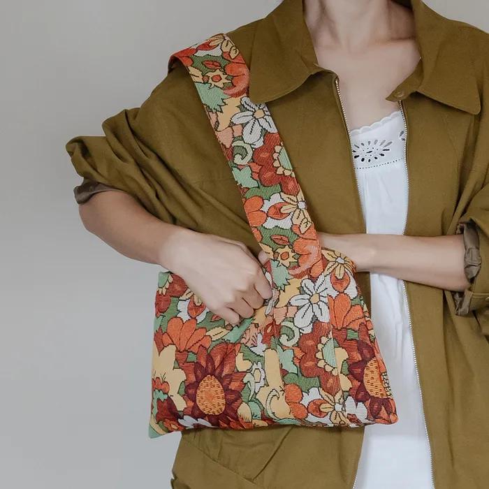 audrey bag _ retro garden