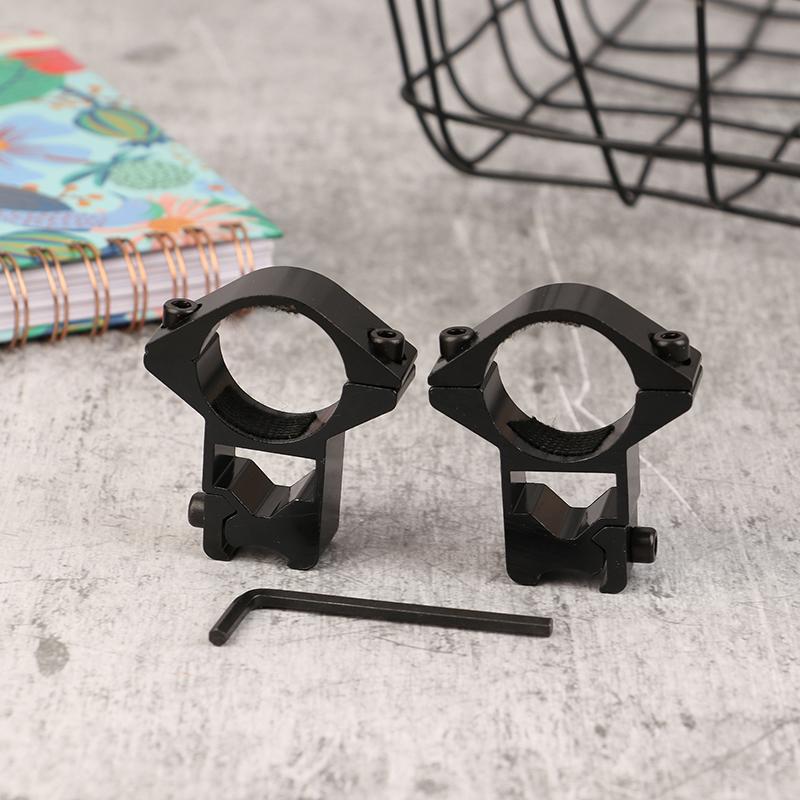 2Pcs Hunting Rifle Scope Mounts Ring For Dia 25.4Mm Tube Scopes 11Mm 20Mm Dovetail Picatinny Rail Tactical Flashlight Mount