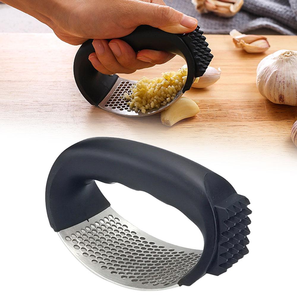 Upgrade Stainless Steel Garlic Presser, Garlic Press Rocker Garlic Mincer