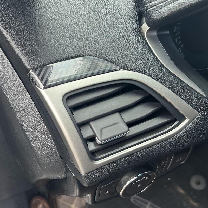 For lincoln mkz 2017- Interior Central Control Panel Door Handle 3D/5DCarbon Fiber Stickers Decals Car styling Accessorie