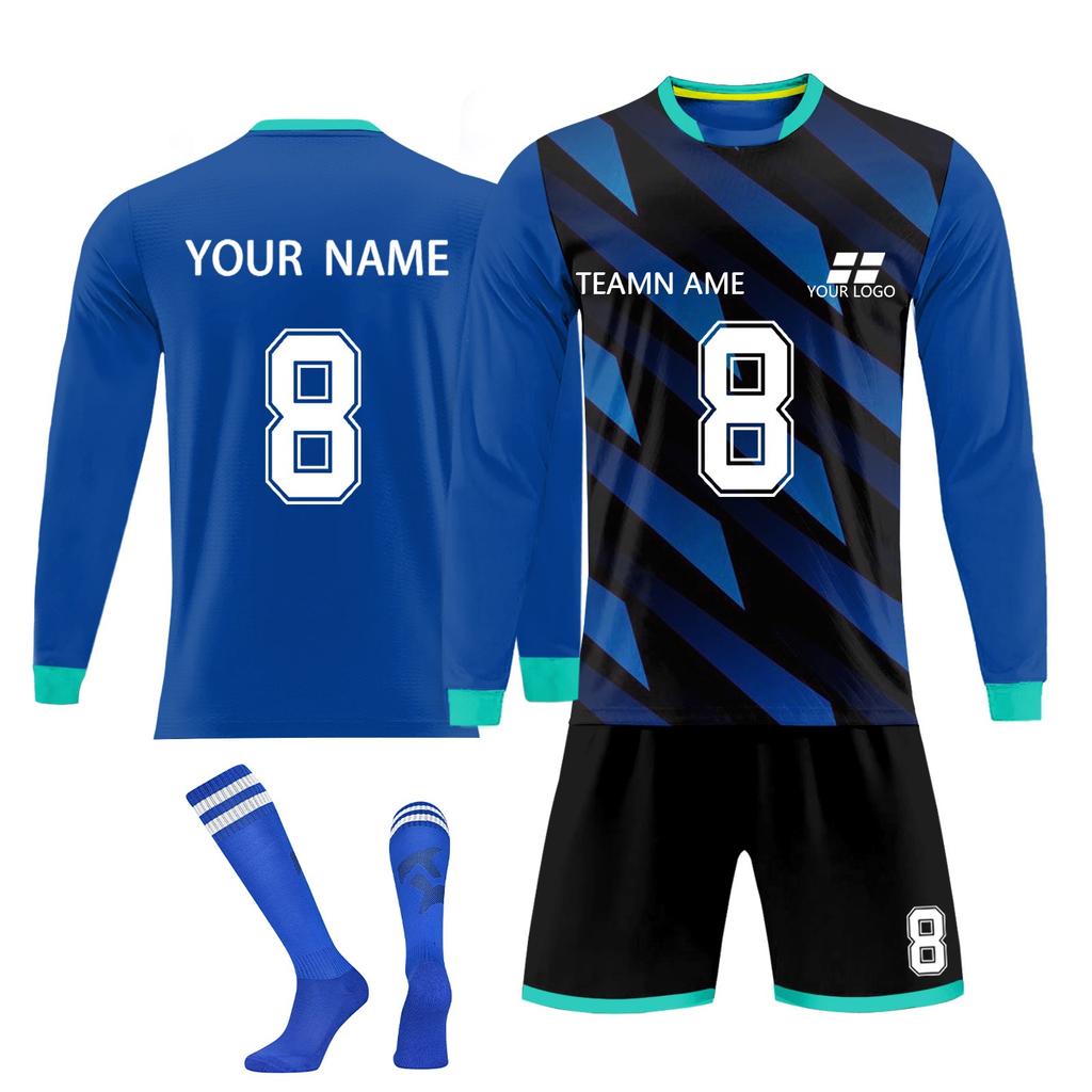 Kit de camisas personalizadas masculinas meninas com número de nome camisas de futebol personalizadas para meninos terno de treinamento
