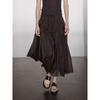 MD Women Clothes Minimalist Holiday Style Draping Effect Fairy Pleated Tulle A- Line Skirt Skirts Trendy 05284584717