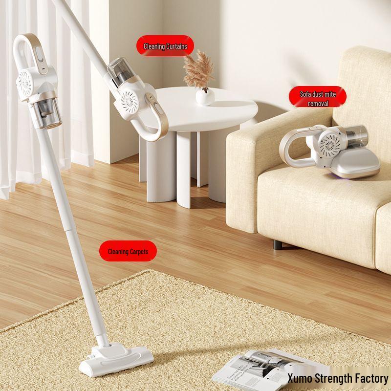 Compact High-Suction Wireless Handheld Vacuum Cleaner – 3-in-1 Portable for Home and Bedding