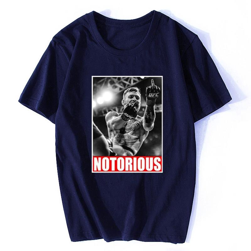 Conor McGregor Notorious Unisex Fan Tshirt Funny Design Black Fashion Streetwear Tee Cool Shirt Homme Funny T Shirts