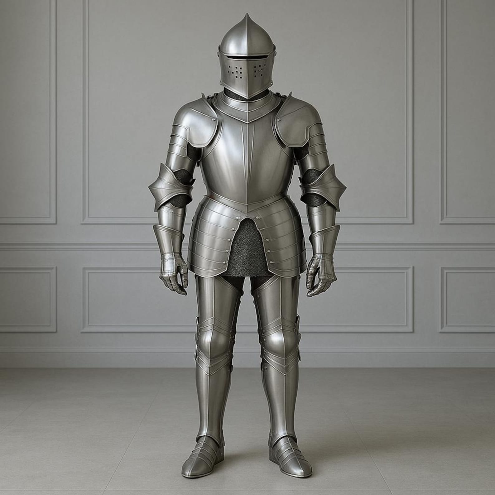Wearable Steel Knight Armor Full Medieval Suit LARP Cosplay Costume S,M,L,XL