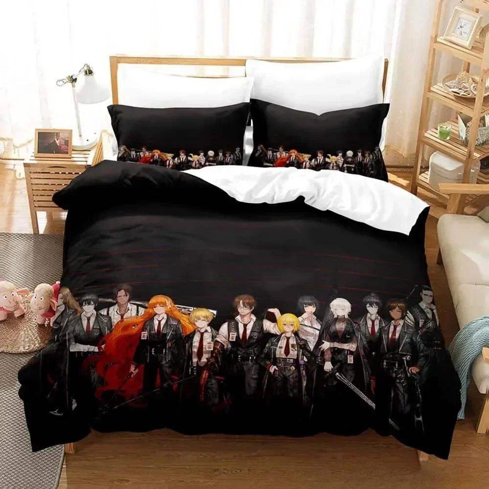 

TOP 3D Print Game Limbus Company Bedding Set Cartoon three-piece set Adult Kid Bedroom Duvet cover Sets For Home Textiles 70x133cm 2pcs