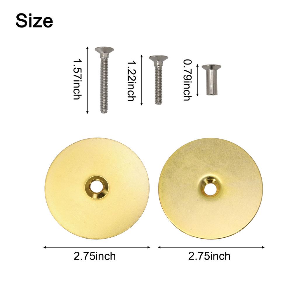 Türrenovierung Lochabdeckplatte Vielseitige Passform Abdeckung für Türen Türschlossdurchmesser 67MM Passt auf die meisten Standardtüren