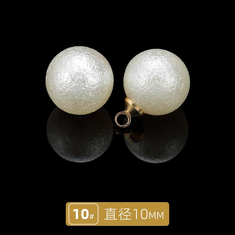 10 szt. Guzik do kardiganu Guzik do czongsamu Guzik do koszuli Perłowy Okrągły Żywiczny Guzik bez dziurki Guzik do koszuli Sukienka swetrowa Guzik z koralikami