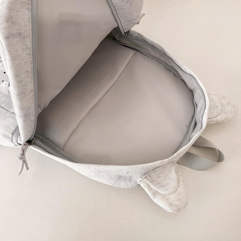Schoolbag1011 New Korean Style Relaxed Simple Double Shoulder Backpack Japanese Style School Bag High Aesthetic Backpack for Middle and University