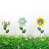 Iron Art Sunflower Garden Ornament - Outdoor Decorative Insert