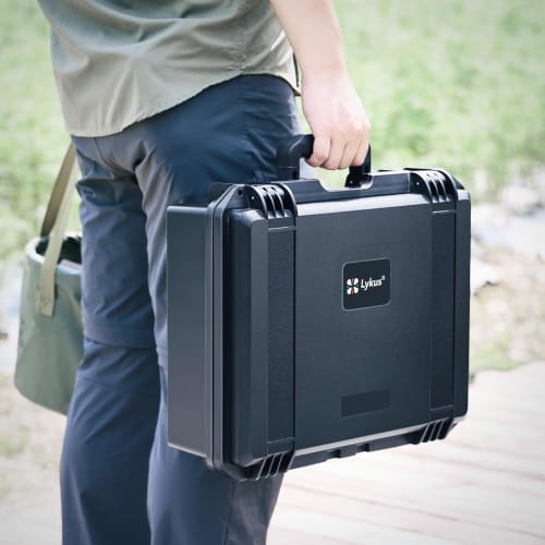 Lykus Titan MA310 Waterproof Case for DJI Air 3S/Air 3 Fly More Combo, DJI RC2/RC-N3/RC-N2 Transmitters, and RC Straps (Case Only)