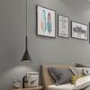 Nordic Wrought Iron Pendant Light - Modern Creative Single-Head Lamp for Restaurant, Bar, Bedroom, and Bedside.