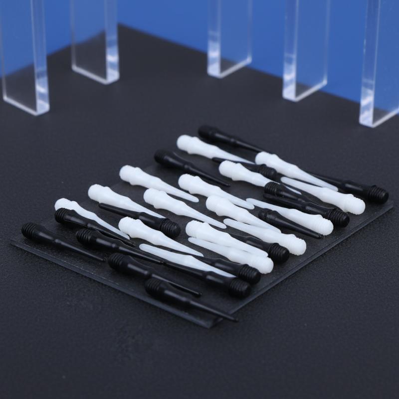 Professional Plastic Dart Tips 100pcs Soft Durable Stubby Points Shaft Flights for Home Bar Equipment