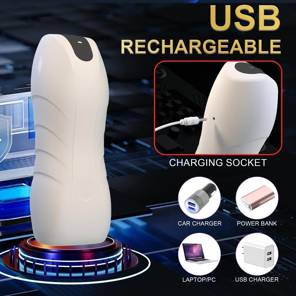 2026 Automatic Male Masturbation Cup Sucking Vibration Penis Oral Machine Suction Blowjob Masturbator Real Vagina Vacuum Sex Toys Increase Erection