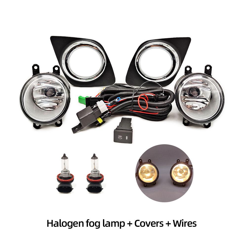 LED Fog light For Toyota RAV4 2009 2010 2011 2012 headlight fog lamp cable Switch Grille cover halogen foglights frame