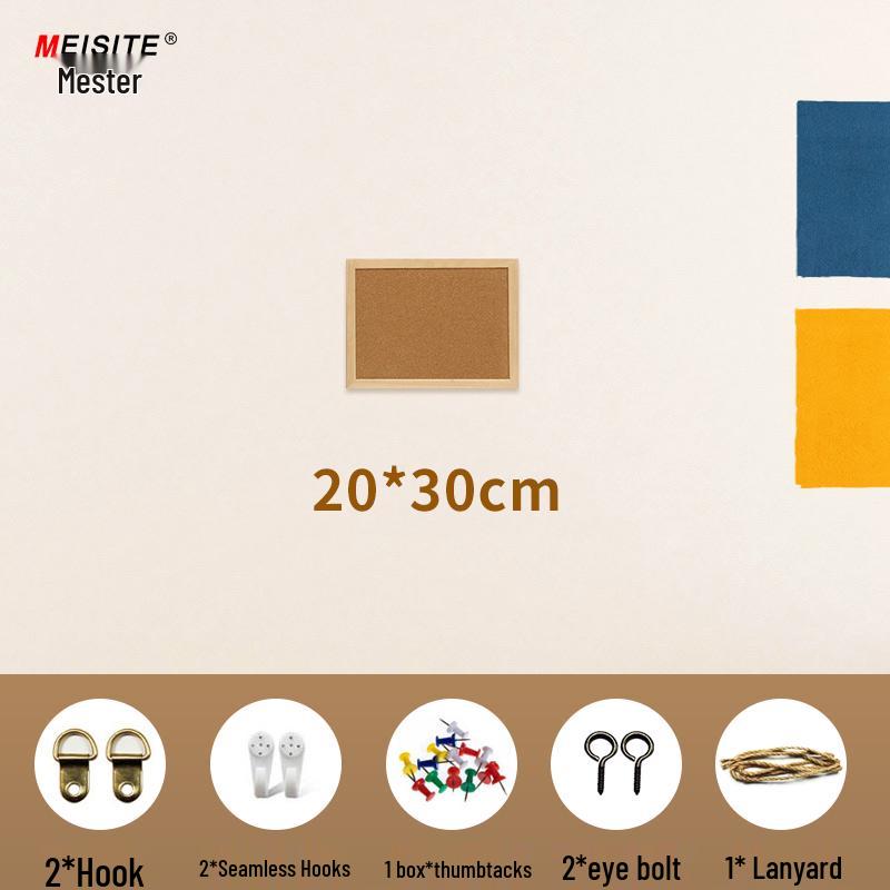 Creative Cork Board Photo Wall - Kindergarten Theme for Home, Office, Dorm
