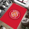 Alfombra de Felpa Girona FC para Sala de Estar, Dormitorio, Decoración de Sofá del Hogar, Alfombrilla Antideslizante para Jugar Niños
