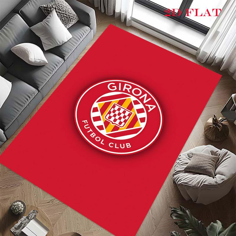 Girona FC Carpet Rug for Living Room Bedroom Home Sofa Decoration,Kids Play Nonslip Floor Mat