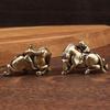 Decorative Zodiac Horse Figurine Brass Minature Horse Figurines Child Riding Horse Ornament  Office