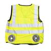 LED Kühlweste mit eingebautem Ventilator für Verkehrsregelung & Brandrettung