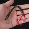 Camping Camping Carabiner Spring Elastic Rope Anti-lost Phone Keychain Portable Fishing Lanyards