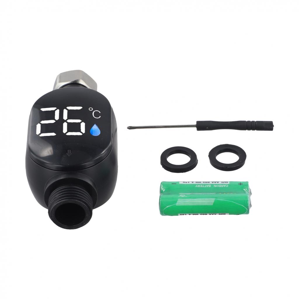 Intelligent Shower Thermometer Waterproof Design with LED Temperature Display