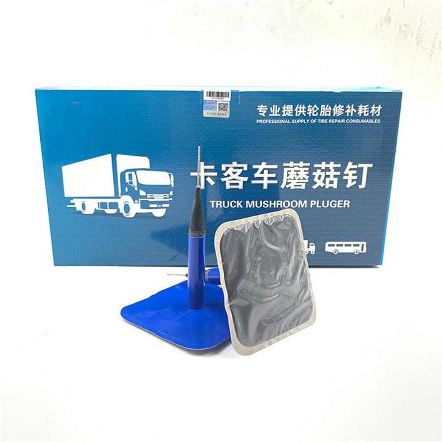 5PCS Tyre Plug Patch Auto Car Tire Puncture Repair Kit Wired Mushroom 88mm 12mm