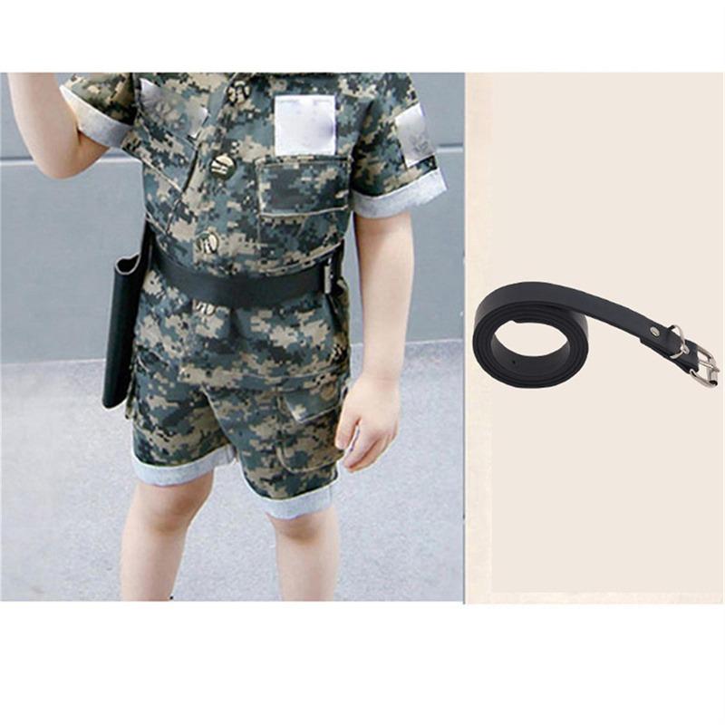 Children PU Leather Belts Boys Girls Kid Waist Strap Waistband Metal Buckle For Jeans Pants Trousers Dress Adjustable Belt