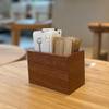 Solid Wood Toothpick & Dental Floss Holder for Tabletop Catering