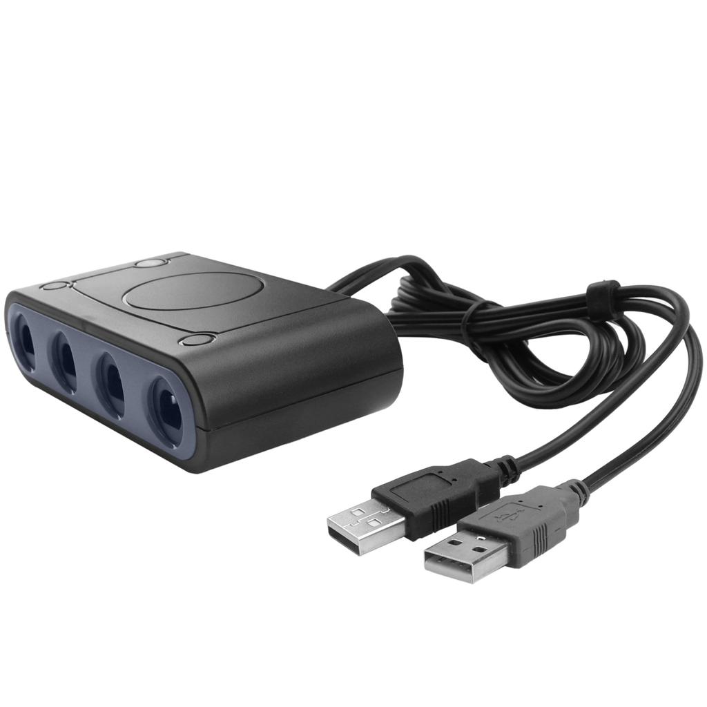 4 Ports Controllers USB Adapter for GameCube GC Nintend Switch NGC/Wii U/PC Game Converter