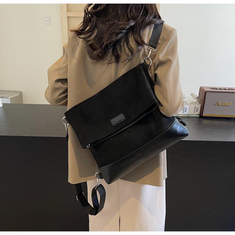 2024 Retro Large Capacity Women's Backpack - Autumn/Winter Fashion Commuter Bag